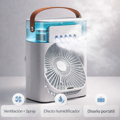 Multiclimatizador Portátil con Pulverizador FreshWaves™