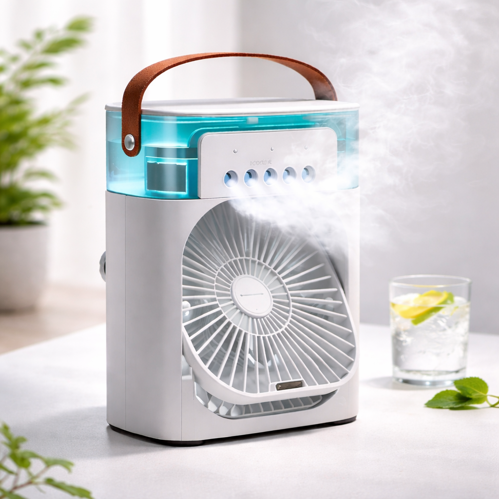 Multiclimatizador Portátil con Pulverizador FreshWaves™
